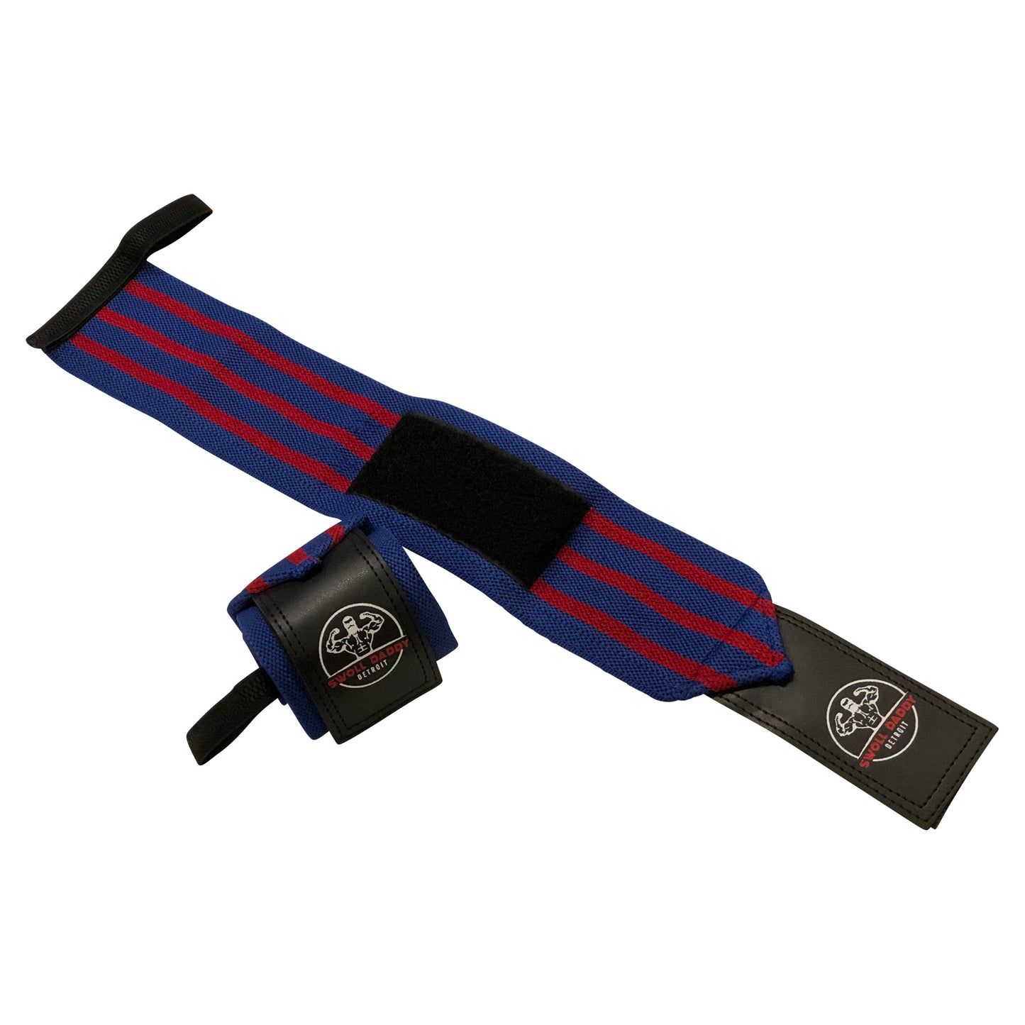 Swoll Daddy Wrist Wraps - 18" Premium Grade with Thumb Loops - Wrist Support Brace - Men & Women - Strength Training, Crossfit, Powerlifting, Weight Lifting