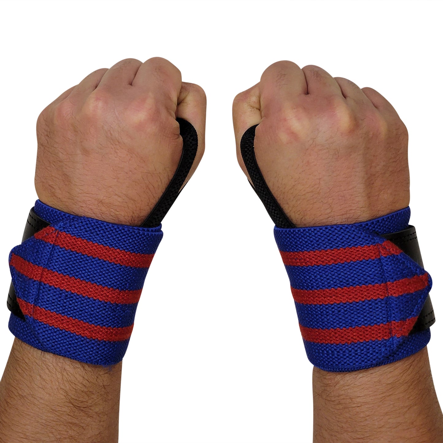 Swoll Daddy Wrist Wraps - 18" Premium Grade with Thumb Loops - Wrist Support Brace - Men & Women - Strength Training, Crossfit, Powerlifting, Weight Lifting