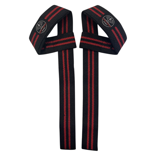 Swoll Daddy Lifting Wrist Straps for Strength Training, Deadlifts, Weightlifting, Bodybuilding, Powerlifting, Crossfit - Padded Neoprene- 24 inch Cotton straps