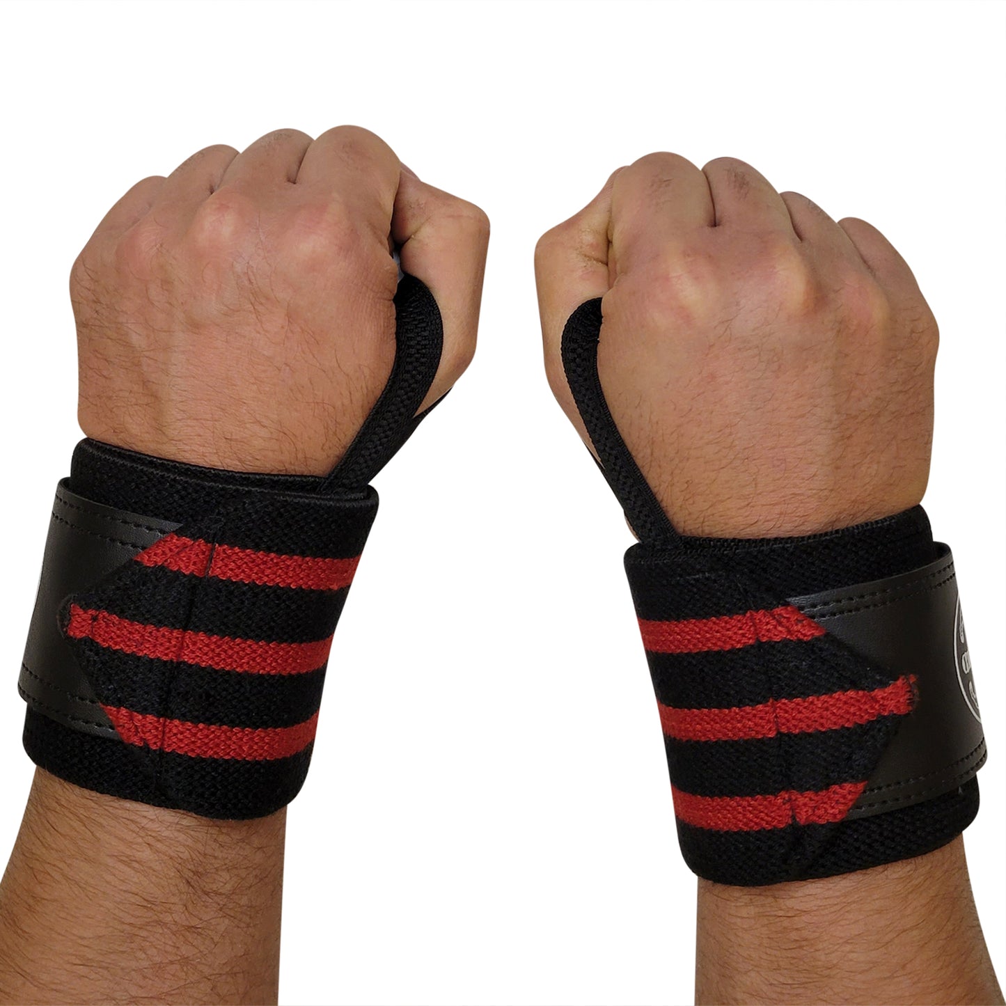 Swoll Daddy Wrist Wraps - 18" Premium Grade with Thumb Loops - Wrist Support Brace - Men & Women - Strength Training, Crossfit, Powerlifting, Weight Lifting