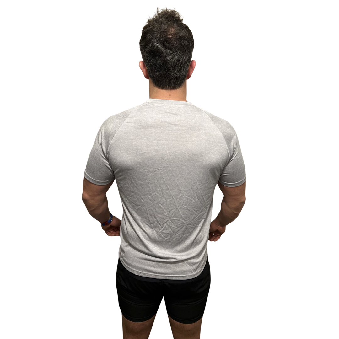 Swoll Daddy Workout Shirts with Moisture Wicking Quick Dry Active Athletic Men's Gym Performance T Shirts
