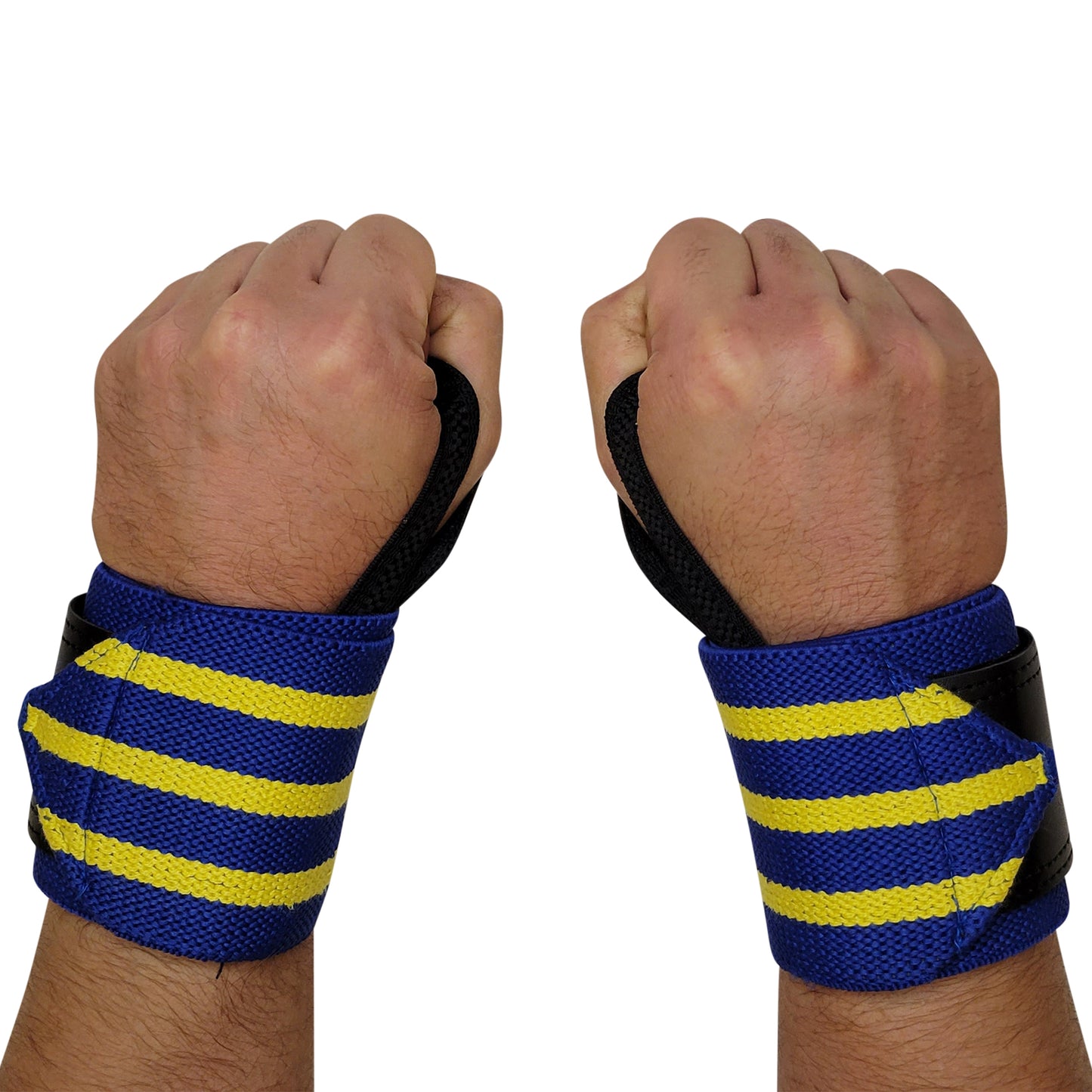 Swoll Daddy Wrist Wraps - 18" Premium Grade with Thumb Loops - Wrist Support Brace - Men & Women - Strength Training, Crossfit, Powerlifting, Weight Lifting