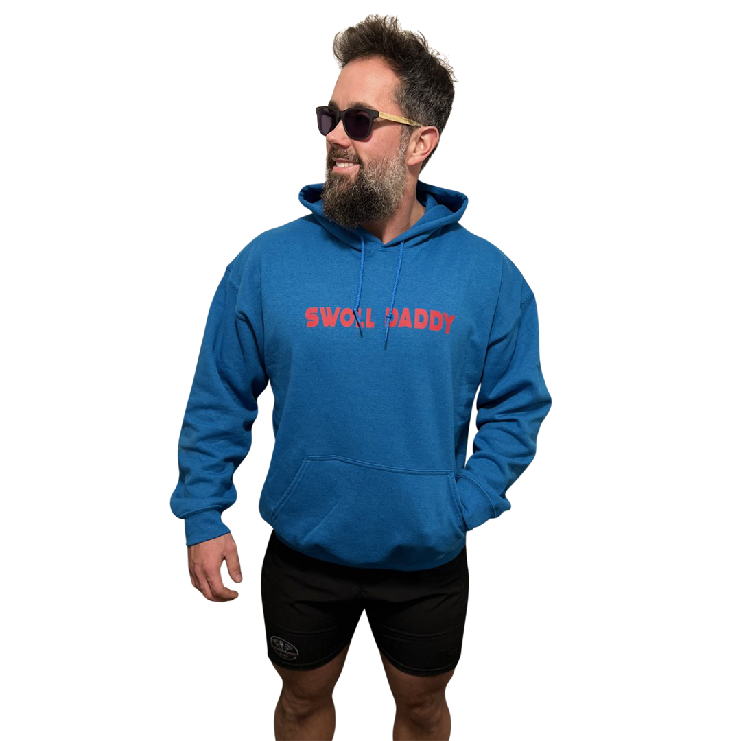 Swoll Daddy Men's Fleece Hooded Sweatshirt